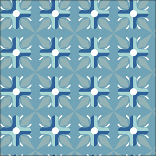 蓝白几何图案纹理背景