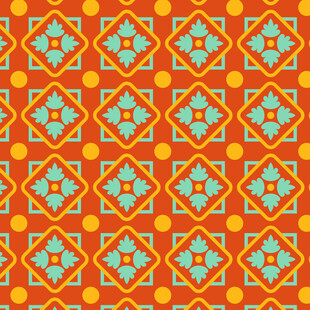 几何图案无缝花纹背景图