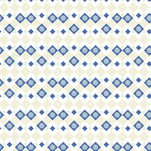 蓝白几何菱形图案背景