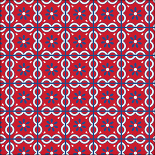 红色几何花纹图案背景