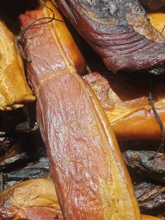 色泽诱人的美味腊肉