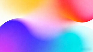 多彩渐变流体背景图