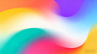 多彩渐变流体抽象背景图