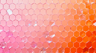渐变蜂巢纹理背景图