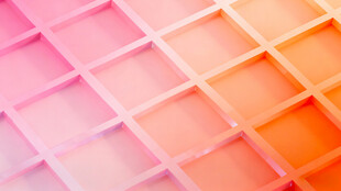 渐变粉色系几何图案背景