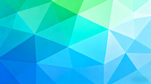 蓝绿渐变多边形几何背景