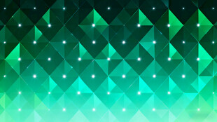 渐变绿三角几何背景图案