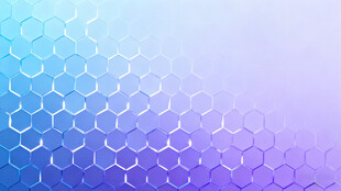 渐变六边形抽象背景图案