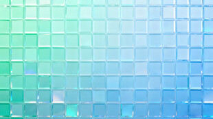 蓝绿渐变马赛克背景图