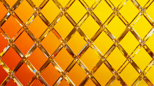 金色菱形网格纹理背景