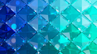 蓝绿色几何菱形背景图案