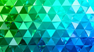 多彩三角几何背景图案