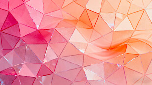 多彩几何拼接抽象背景图