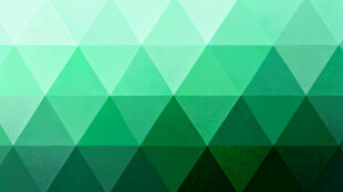 绿色几何三角形背景图案