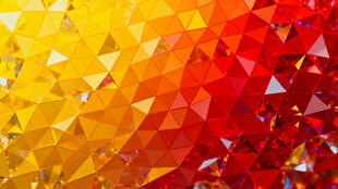 多彩几何三角拼接图案