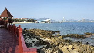 海南蜈支洲岛海边景色