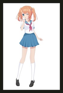 可爱日系校服动漫少女