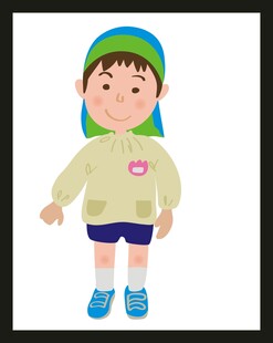 戴帽小男孩卡通形象