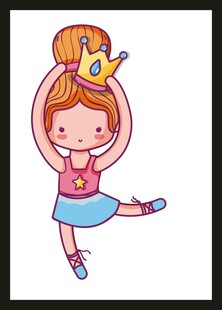 跳舞的可爱小公主