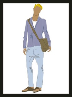 时尚男士休闲装搭配展示