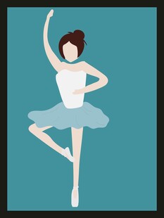 芭蕾舞者优雅舞姿