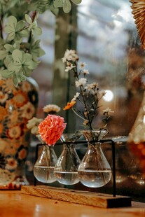 复古风实验室花卉装饰摆件