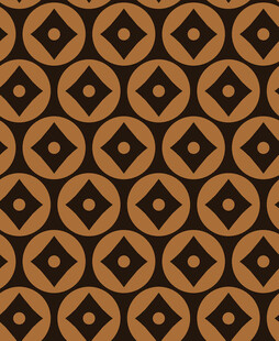 几何图案复古风无缝背景
