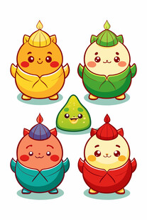 可爱萌趣卡通小鸡形象