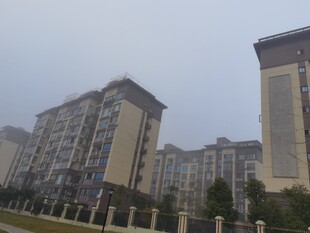 城市住宅区高楼景观