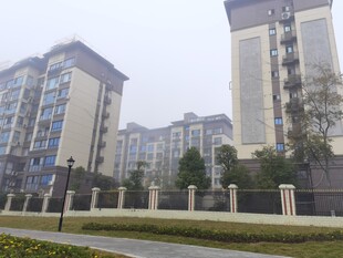 现代小区住宅楼景观