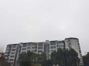 多层居民楼外观景象