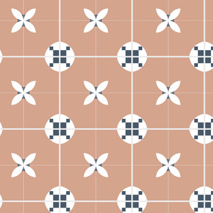 几何图案瓷砖背景纹理