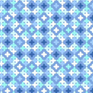 蓝绿色几何图案纹理背景