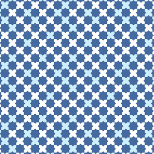蓝白格子几何图案背景