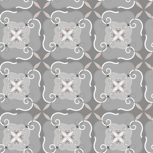 灰色几何花纹无缝图案