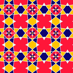 多彩几何图案无缝纹理