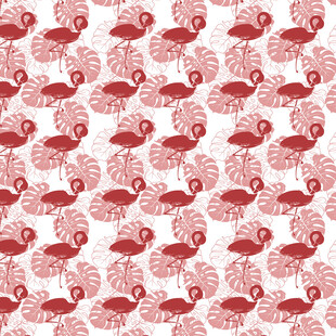 火烈鸟图案背景设计素材