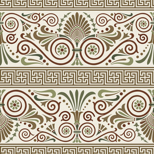 复古几何花纹图案设计