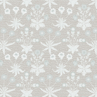 浅灰底白色花卉图案纹理