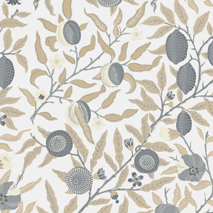 树叶果实图案的精美壁纸