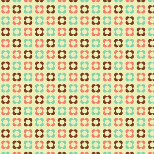 复古几何图案无缝背景