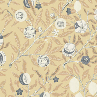 复古花卉枝叶图案纹理