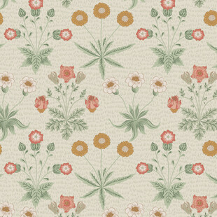 复古花卉图案背景纹理