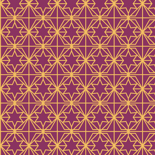 紫色底金色几何花纹图案