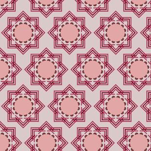 粉色几何花纹图案背景