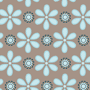 浅棕底花朵图案纹理