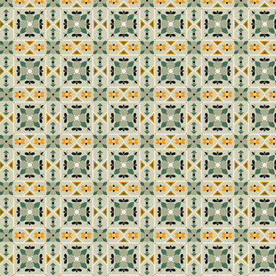 复古几何花纹图案背景