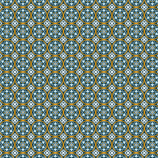 蓝绿渐变几何图案背景