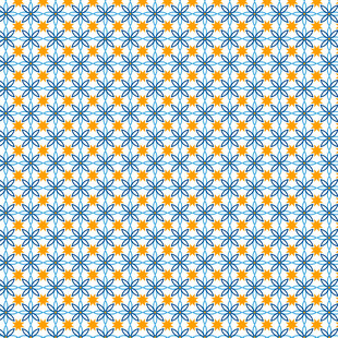 蓝黄几何图案无缝背景