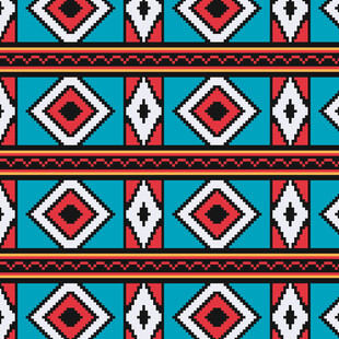 民族风几何图案纹理